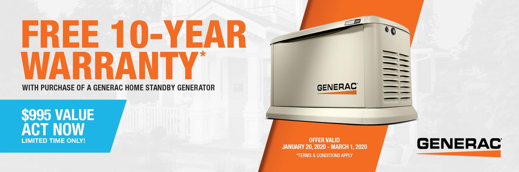 Homestandby Generator Deal | Warranty Offer | Generac Dealer | NORWAY, ME
